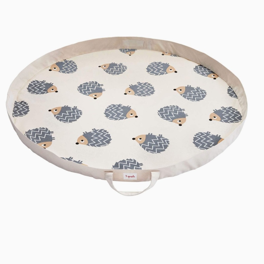 3 Sprouts Play Mat Bag Hedgehog